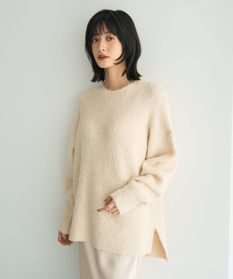 YECCA VECCA「ブークレニット」|ニット・セーター|Beige