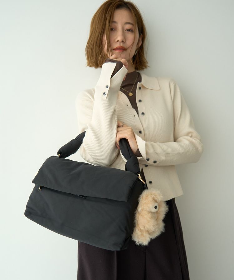 YECCA VECCA「【story.】ギャザーフラップハンドバッグ」|ハンドバッグ|