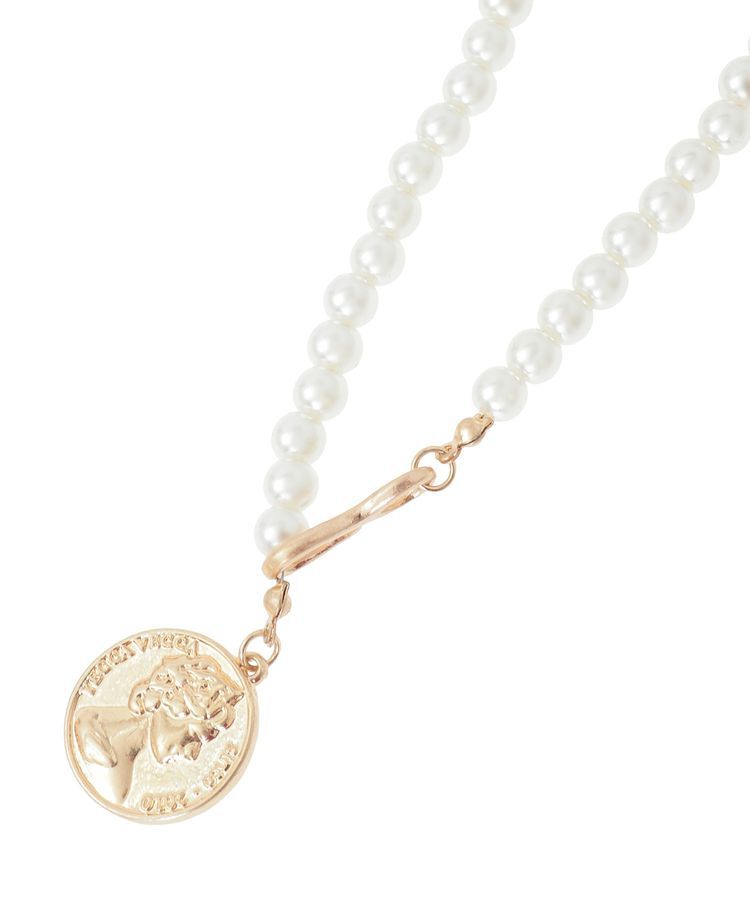 YECCA VECCA「マルチジョイントコインパールネックレス」|ネックレス|