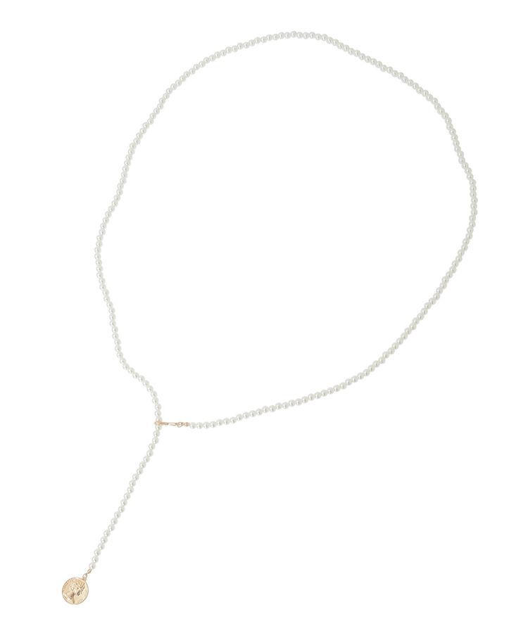 YECCA VECCA「マルチジョイントコインパールネックレス」|ネックレス|