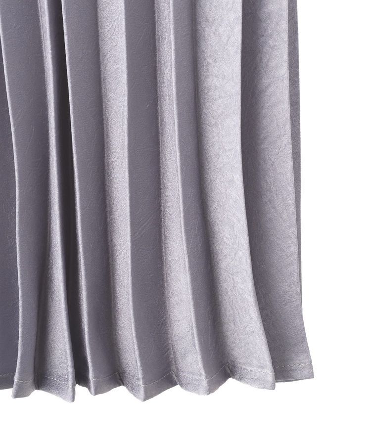 YECCA VECCA「サテンプリーツスカート」|スカート|