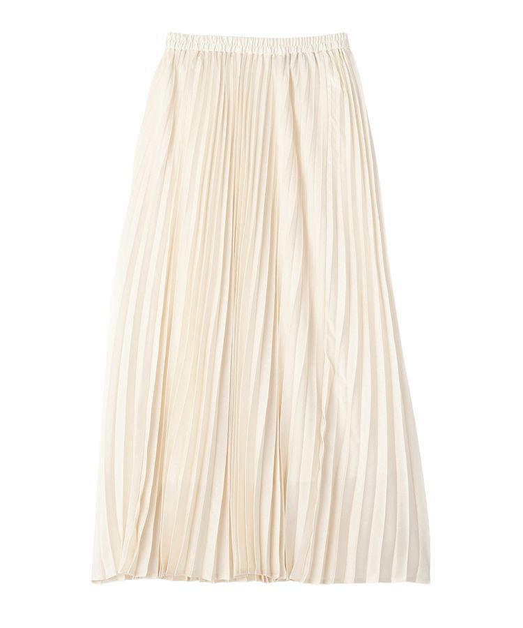 YECCA VECCA「サテンプリーツスカート」|スカート|