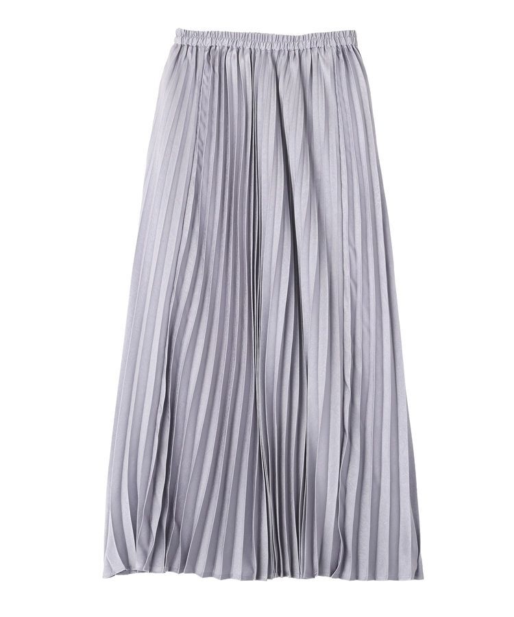 YECCA VECCA「サテンプリーツスカート」|スカート|