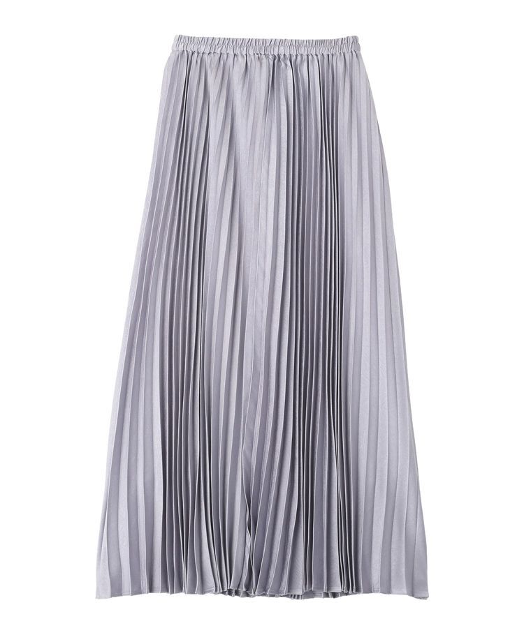 YECCA VECCA「サテンプリーツスカート」|スカート|