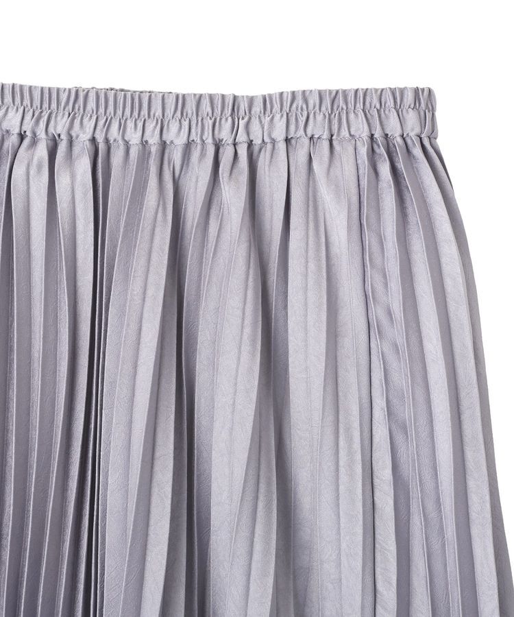 YECCA VECCA「サテンプリーツスカート」|スカート|