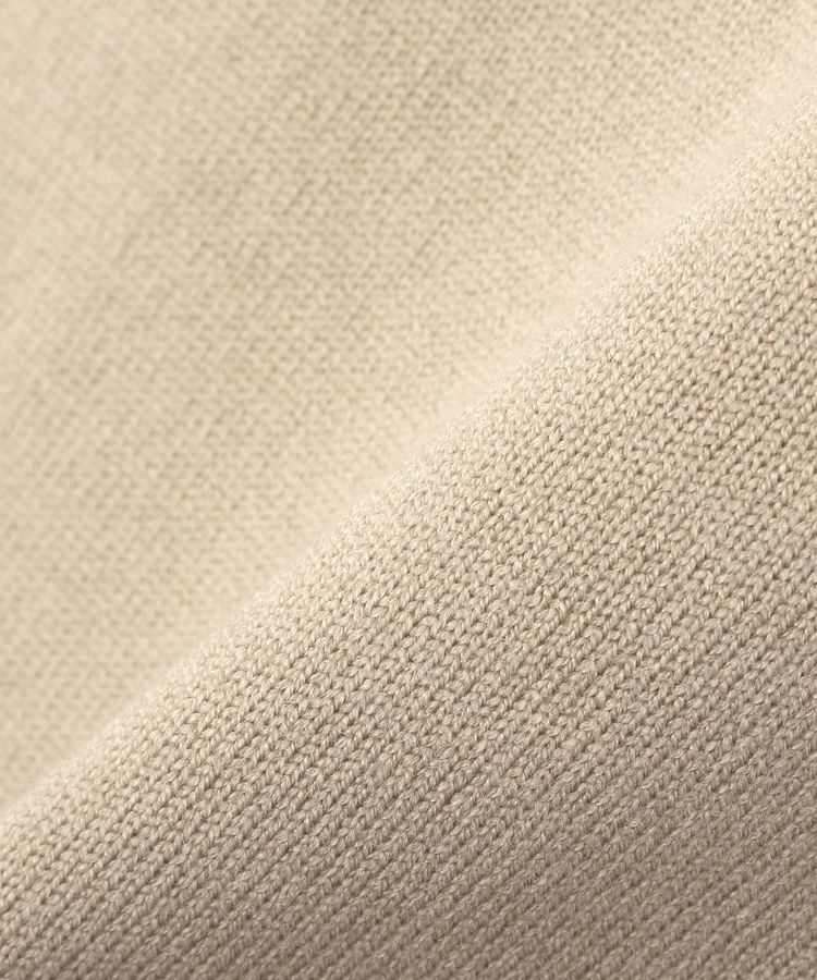 YECCA VECCA「袖口釦リブMIXニット」|ニット・セーター|