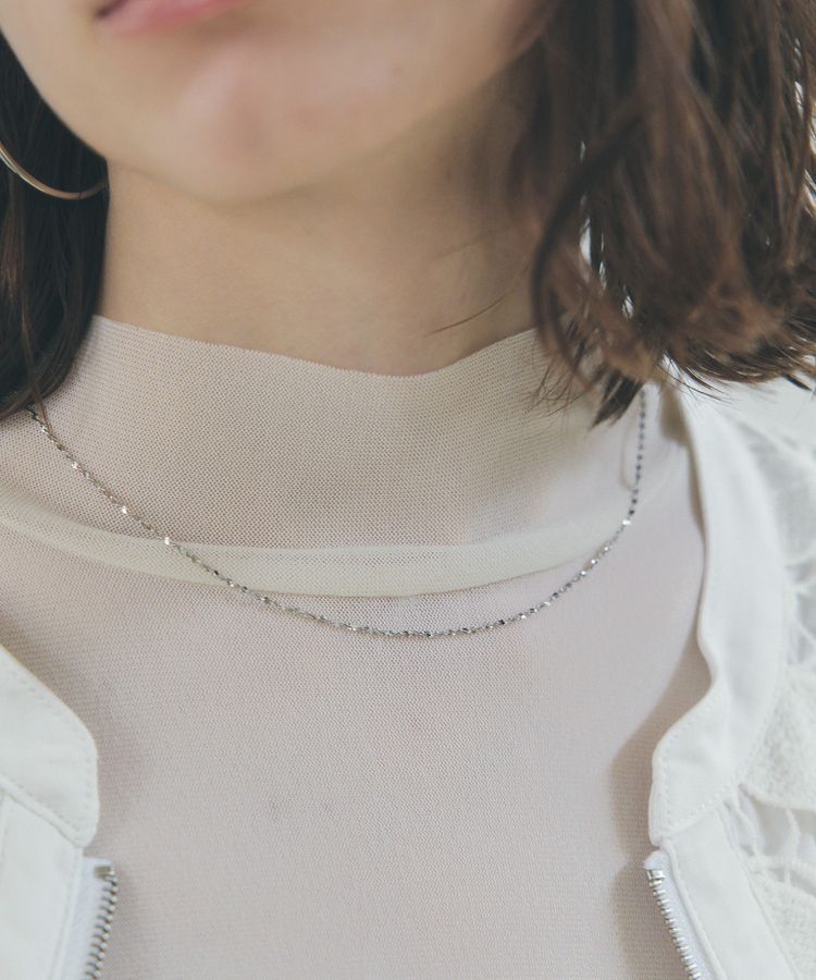 YECCA VECCA「ステンレスチェーンネックレス」|ネックレス|