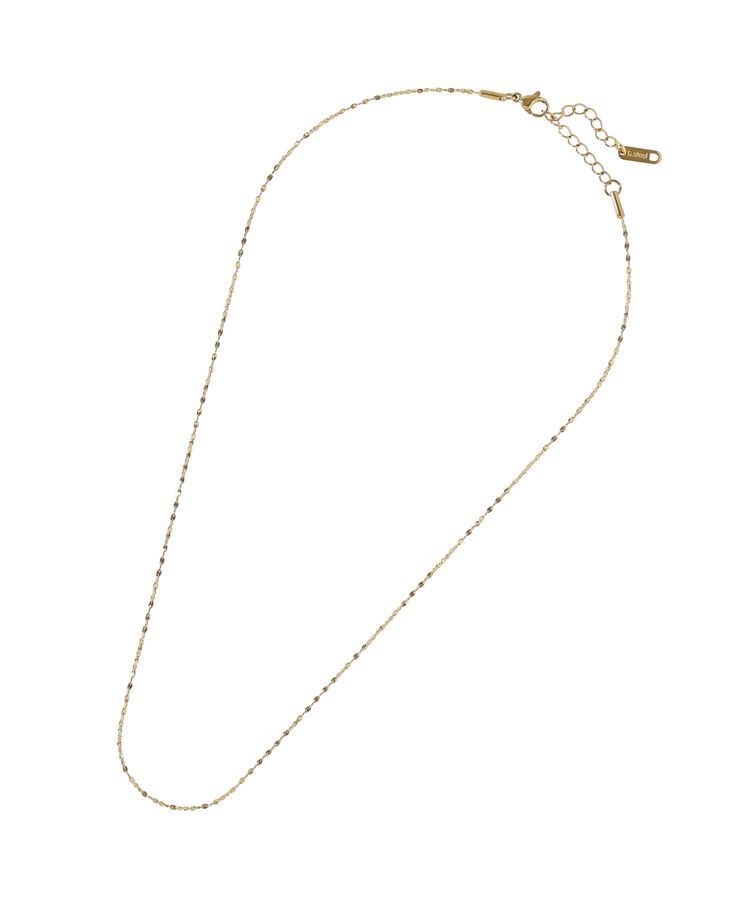 YECCA VECCA「ステンレスチェーンネックレス」|ネックレス|Gold