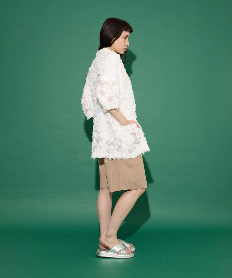 GARAGE OF GOOD CLOTHING「ジャガード半袖ジャケット」|テーラードジャケット|