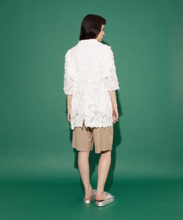 GARAGE OF GOOD CLOTHING「ジャガード半袖ジャケット」|テーラードジャケット|