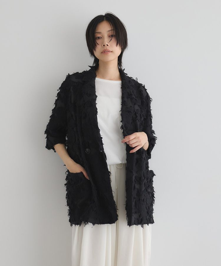 GARAGE OF GOOD CLOTHING「ジャガード半袖ジャケット」|テーラードジャケット|