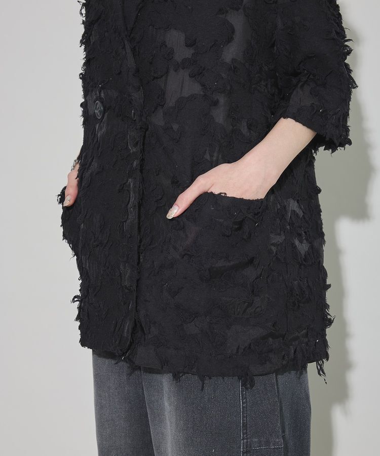 GARAGE OF GOOD CLOTHING「ジャガード半袖ジャケット」|テーラードジャケット|