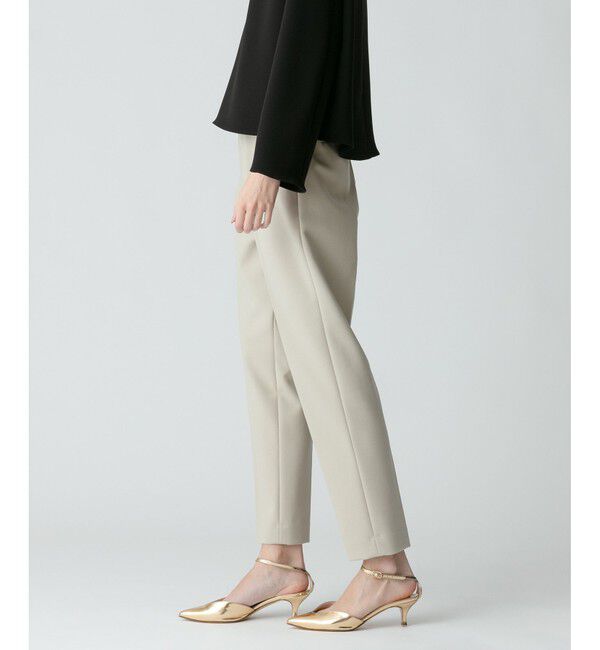 allureville「ダブルクロステーパードタックパンツ」|その他|