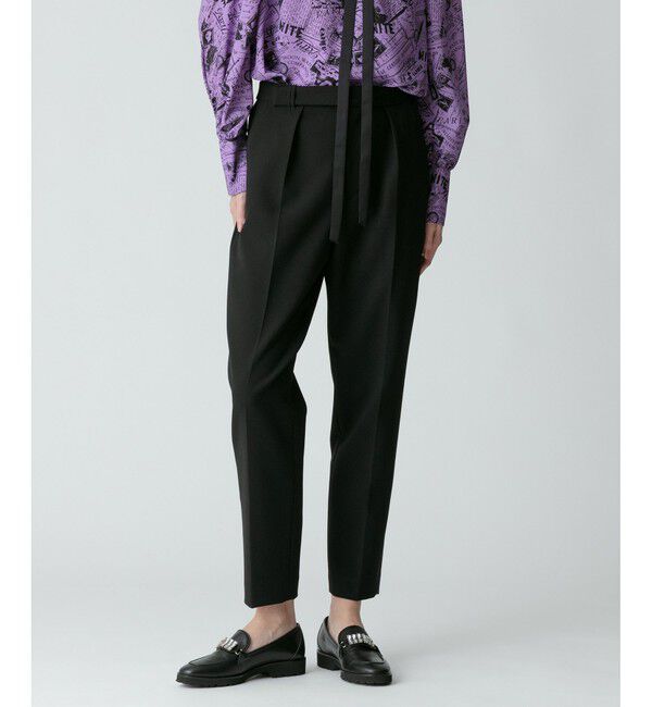 allureville「ダブルクロステーパードタックパンツ」|その他|