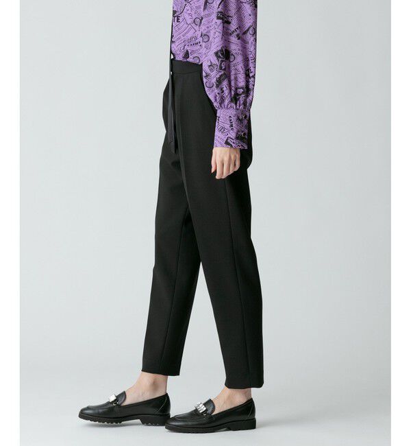 allureville「ダブルクロステーパードタックパンツ」|その他|