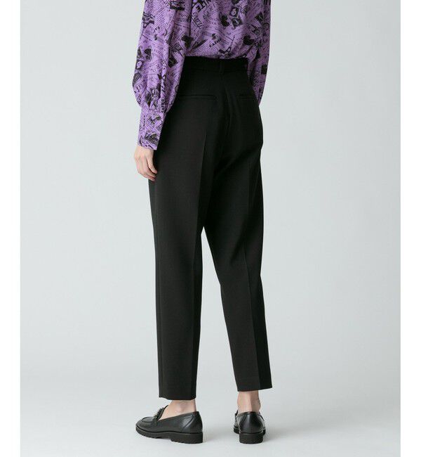 allureville「ダブルクロステーパードタックパンツ」|その他|