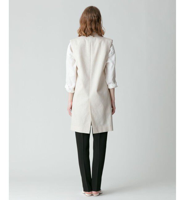 allureville「マットクロススリーブレスジャケット」|ダウンベスト・ベスト|