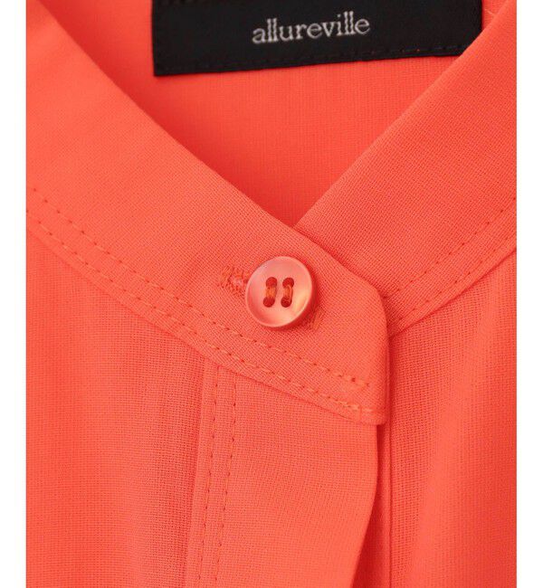 allureville「ダンガリーバンドカラーシャツ」|シャツ・ブラウス|