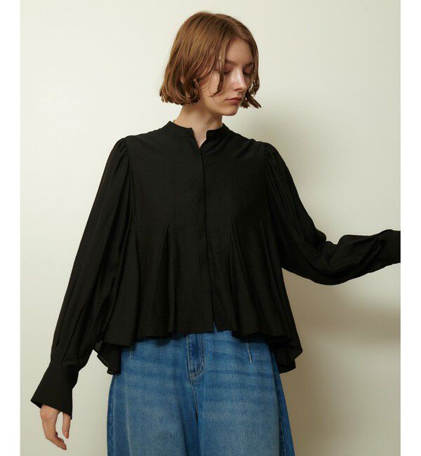 allureville「ヘムマチフレアブラウス」|シャツ・ブラウス|