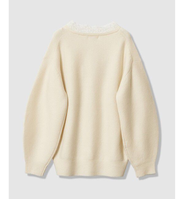 allureville「レースドッキングプルオーバー」|ニット・セーター|