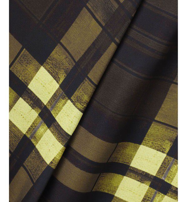 allureville「LISAチェックプリントブラウス」|シャツ・ブラウス|