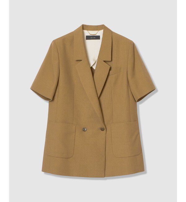 allureville「ハーフスリーブジャケット」|テーラードジャケット|