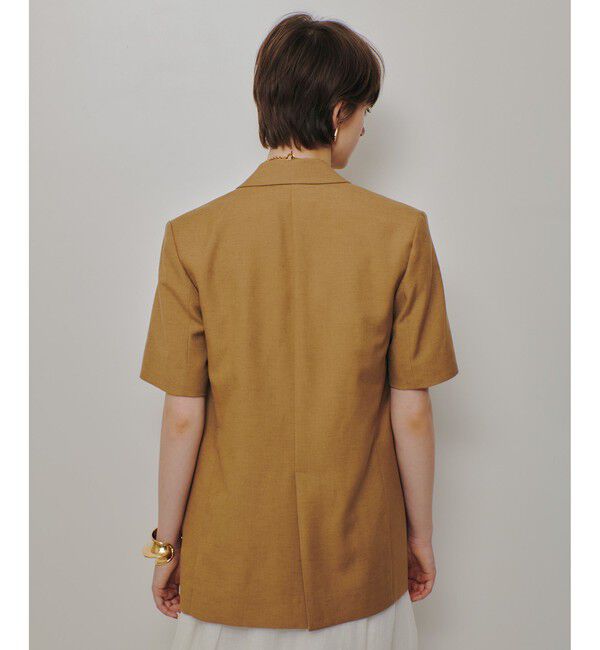 allureville「ハーフスリーブジャケット」|テーラードジャケット|