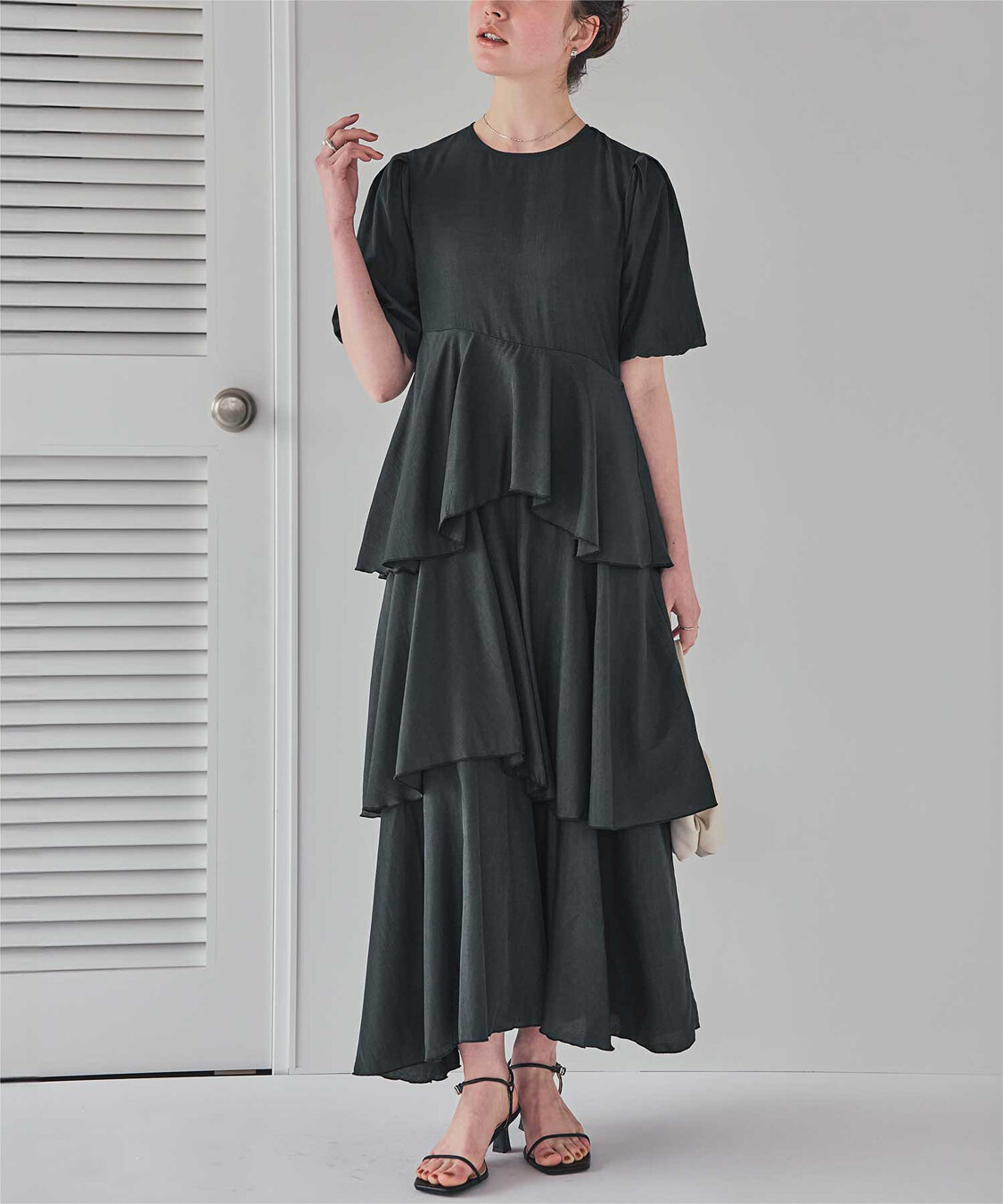 titivate「【いつきさんS/Sコラボアイテム】ﾗﾝﾀﾞﾑﾍﾑﾃｨｱｰﾄﾞﾜﾝﾋﾟｰｽ」|ワンピース|