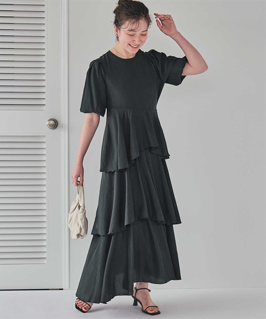 titivate「【いつきさんS/Sコラボアイテム】ﾗﾝﾀﾞﾑﾍﾑﾃｨｱｰﾄﾞﾜﾝﾋﾟｰｽ」|ワンピース|