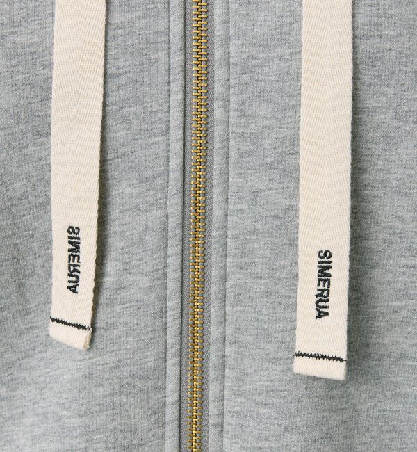  「スムースボンディングサイドリブジップパーカー」|パーカー|