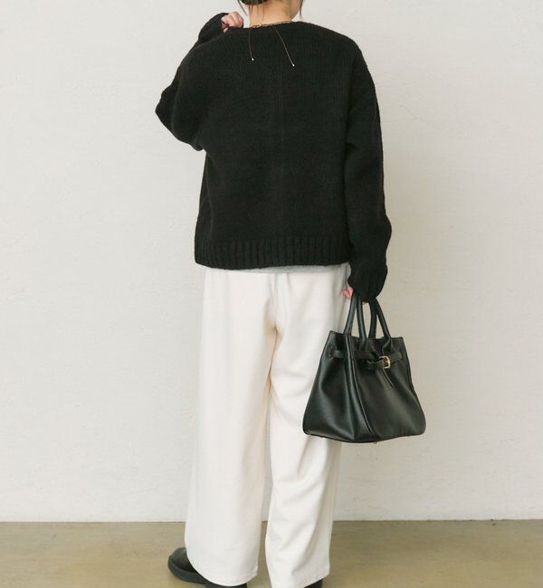  「アルパカ混ニットカーディガン」|カーディガン|