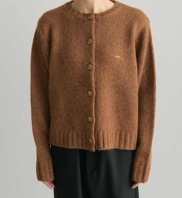  「アルパカ混ニットカーディガン」|カーディガン|