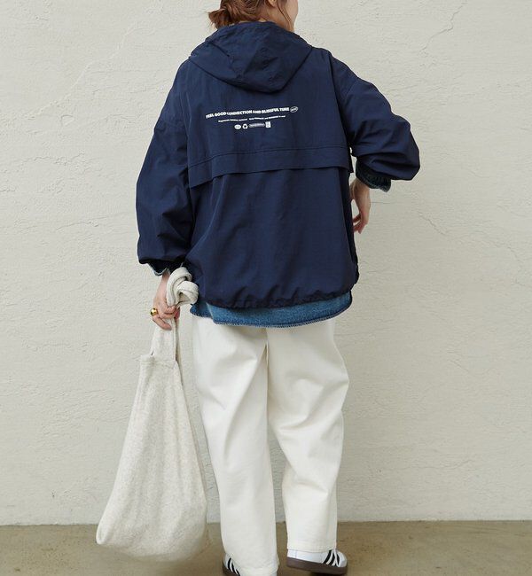  「【F&B】撥水リサイクルナイロンアノラックパーカー」|テーラードジャケット|