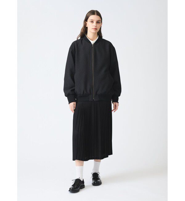 mizuiro ind「mizuiro ind ジャカードジップブルゾン」|ブルゾン・スタジャン|