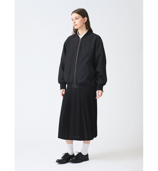 mizuiro ind「mizuiro ind ジャカードジップブルゾン」|ブルゾン・スタジャン|