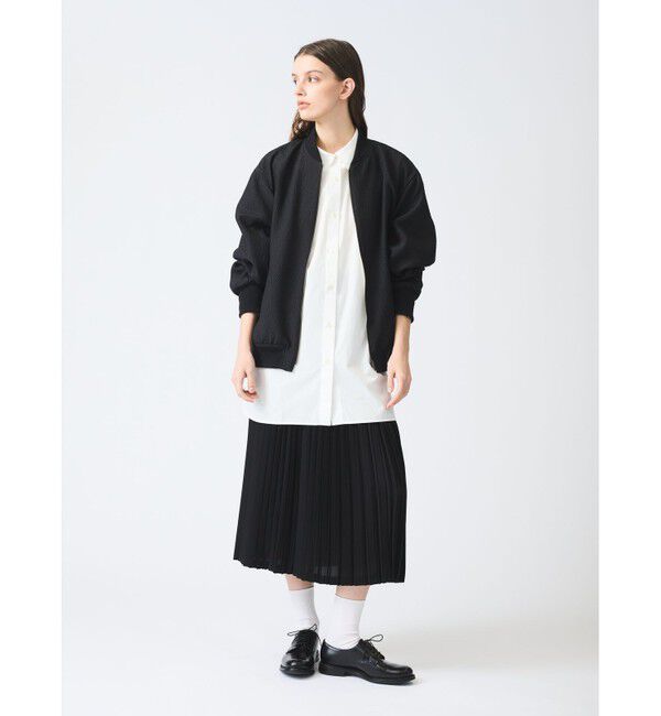 mizuiro ind「mizuiro ind ジャカードジップブルゾン」|ブルゾン・スタジャン|