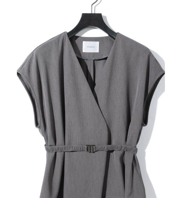 MIDIUMISOLID「MIDIUMISOLID for Ladies ノーカラージレ」|ベスト・ジレ|