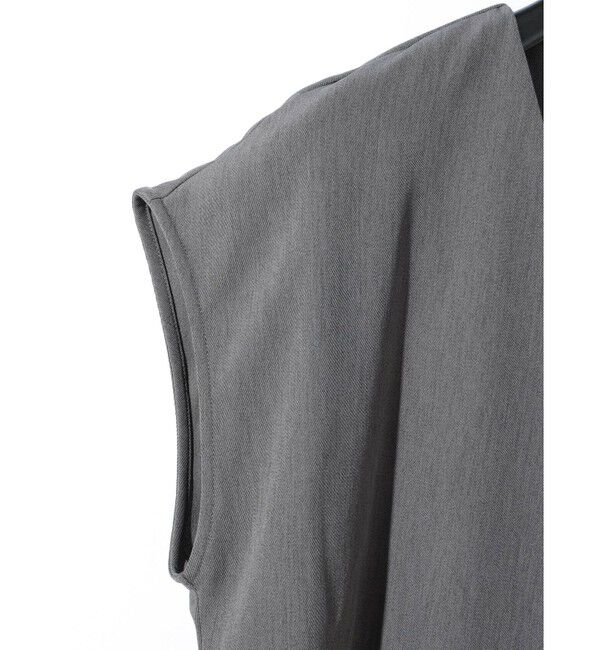 MIDIUMISOLID「MIDIUMISOLID for Ladies ノーカラージレ」|ベスト・ジレ|