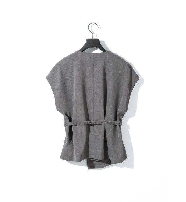 MIDIUMISOLID「MIDIUMISOLID for Ladies ノーカラージレ」|ベスト・ジレ|