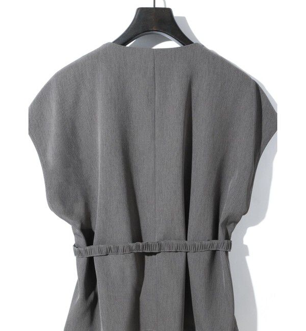 MIDIUMISOLID「MIDIUMISOLID for Ladies ノーカラージレ」|ベスト・ジレ|