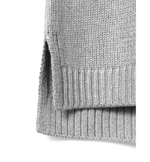 mizuiro ind「mizuiro ind 箔プリントハイネックベスト」|ニット・セーター|