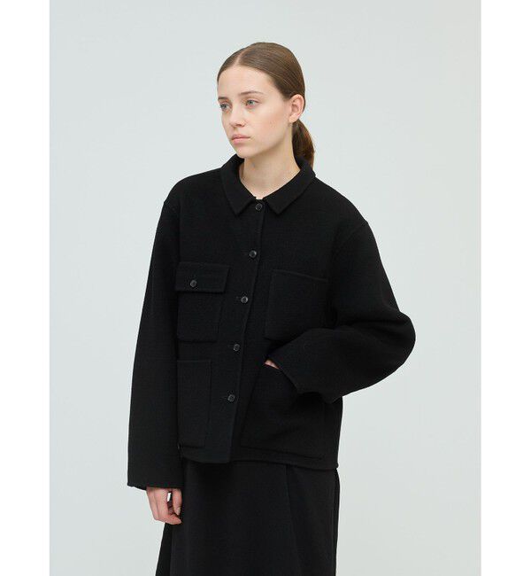 mizuiro ind「mizuiro ind ウールユーティリティジャケット」|その他|