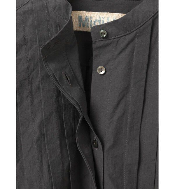 MidiUmi「MidiUmi タックショートシャツ」|シャツ・ブラウス|