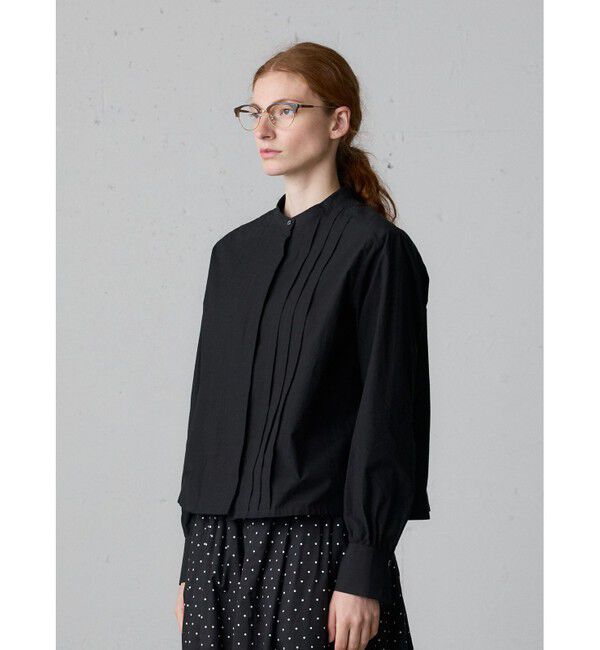 MidiUmi「MidiUmi タックショートシャツ」|シャツ・ブラウス|