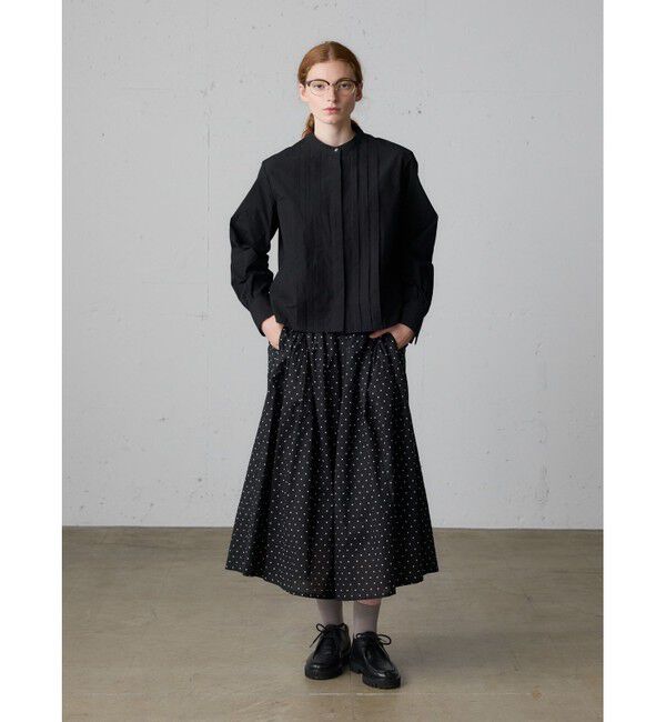 MidiUmi「MidiUmi タックショートシャツ」|シャツ・ブラウス|