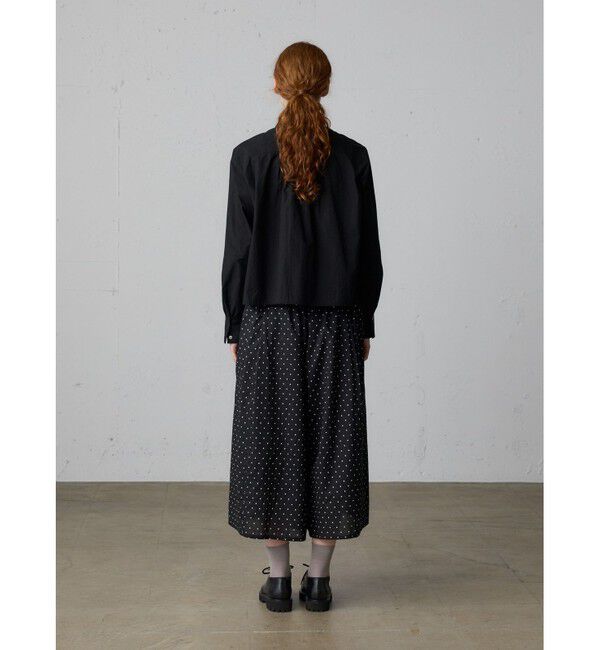 MidiUmi「MidiUmi タックショートシャツ」|シャツ・ブラウス|