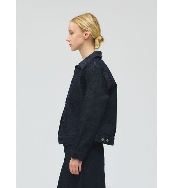 mizuiro ind「mizuiro ind コンパクトデニムジャケット」|テーラードジャケット|