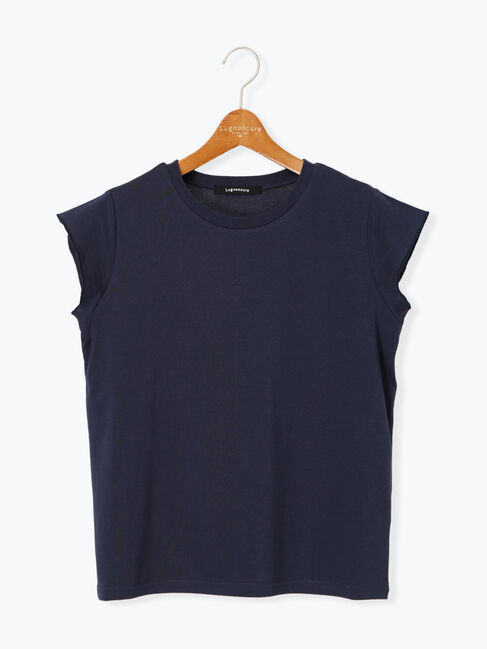 Lugnoncure「【接触冷感】フレンチスリーブTシャツ」|Tシャツ・カットソー|