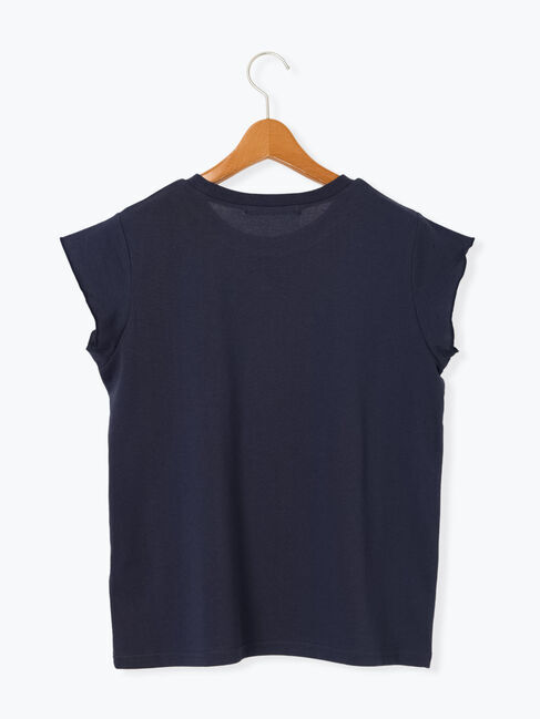 Lugnoncure「【接触冷感】フレンチスリーブTシャツ」|Tシャツ・カットソー|