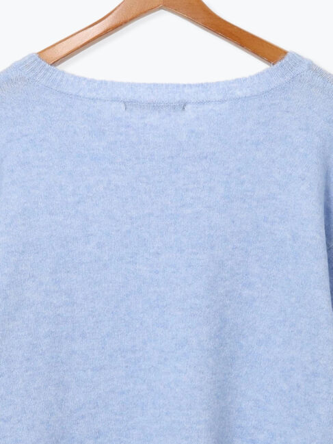 Lugnoncure「もちもちメランジVネックニット」|ニット・セーター|